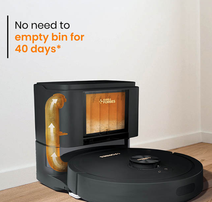 Eureka Forbes Smartclean Auto Bin Turbo Robotic Vacuum Cleaner